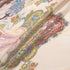 Multi Paisley Printed Peach Linen & Silk Blend