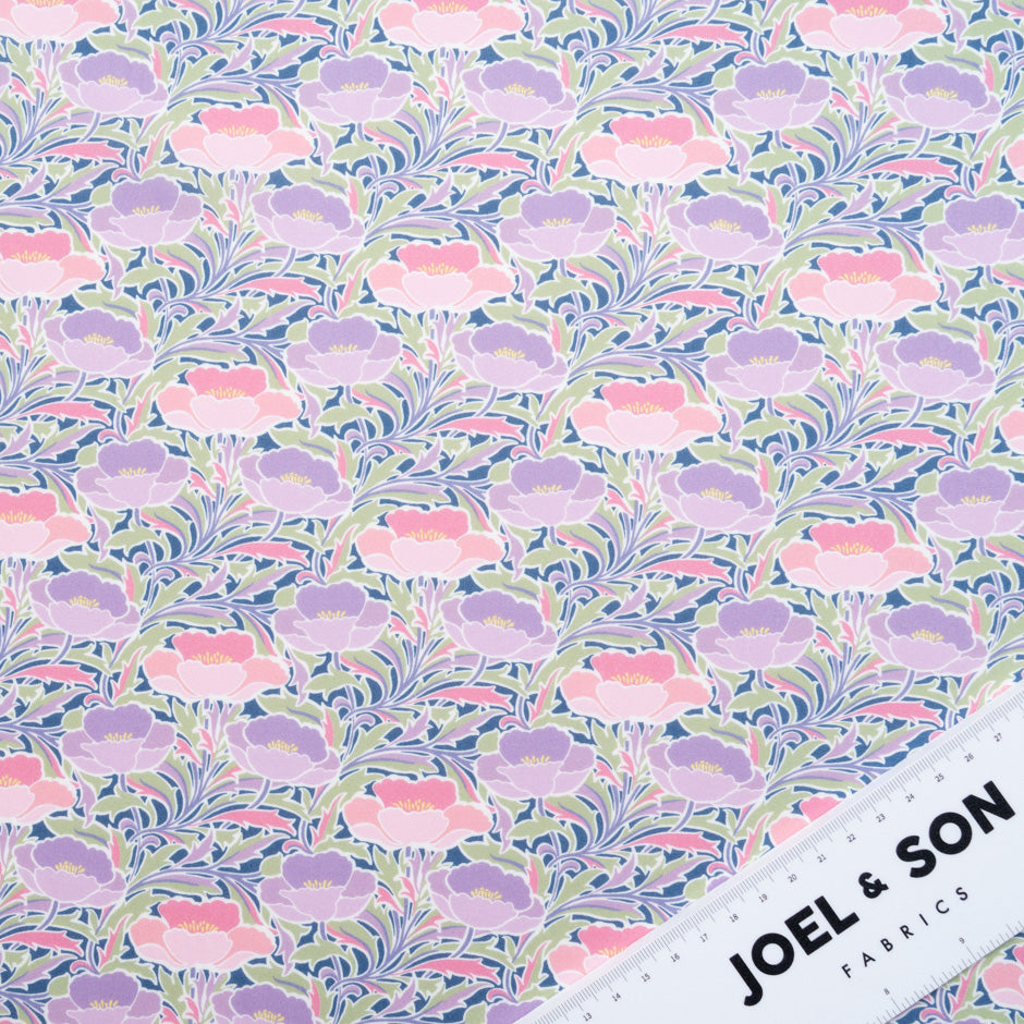 Pastel 'Poppy Canopy' Liberty Cotton Tana Lawn