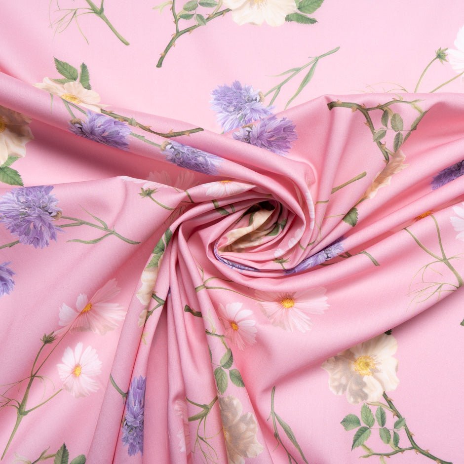 Pink 'Posy Scatter' Liberty Cotton Tana Lawn