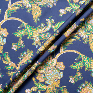 Blue 'Kirkwall Paisley' Liberty Cotton Tana Lawn