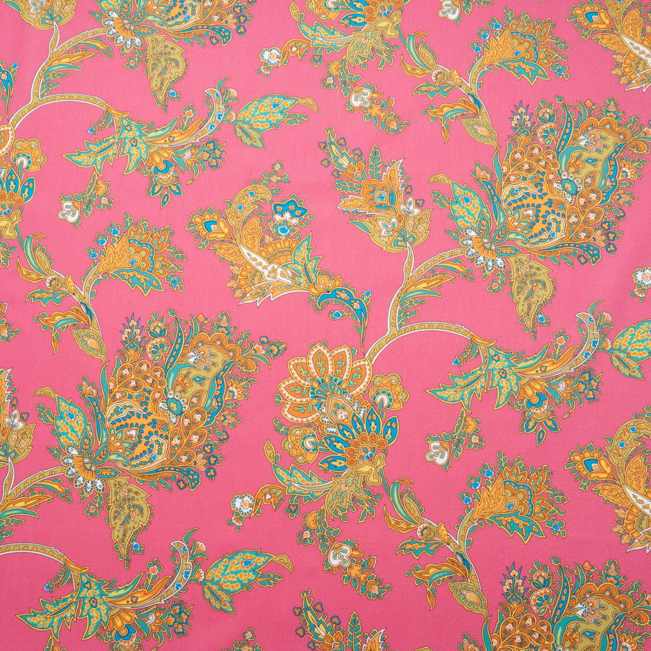Pink 'Kirkwall Paisley' Liberty Cotton Tana Lawn