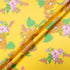 Floral Printed Yellow Liberty 'Tropical Sprig' Cotton Tana Lawn