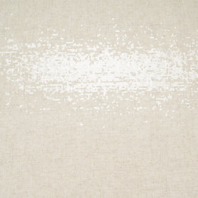 Oatmeal Coloured Sequin Embroidered Linen Blend
