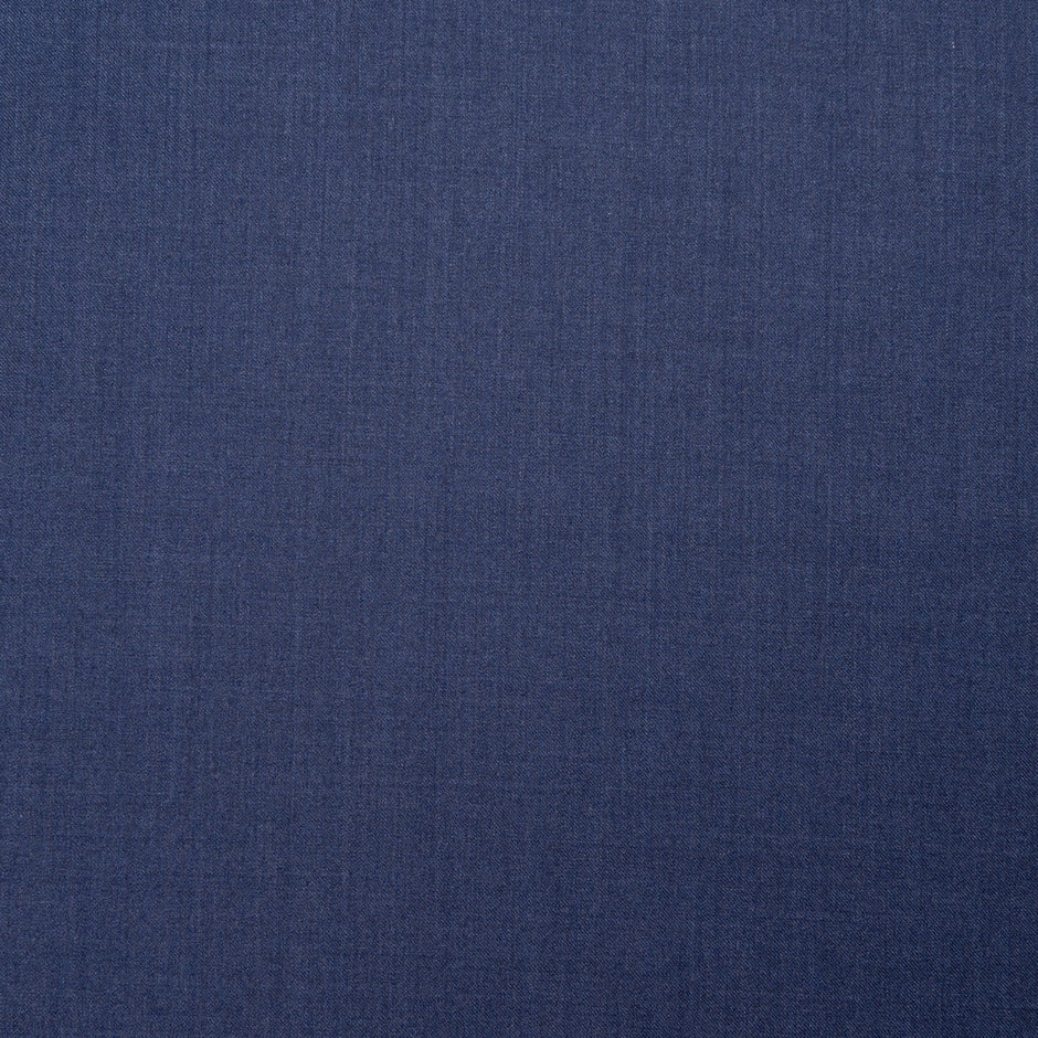 French Blue Superfine Pure Wool Suiting
