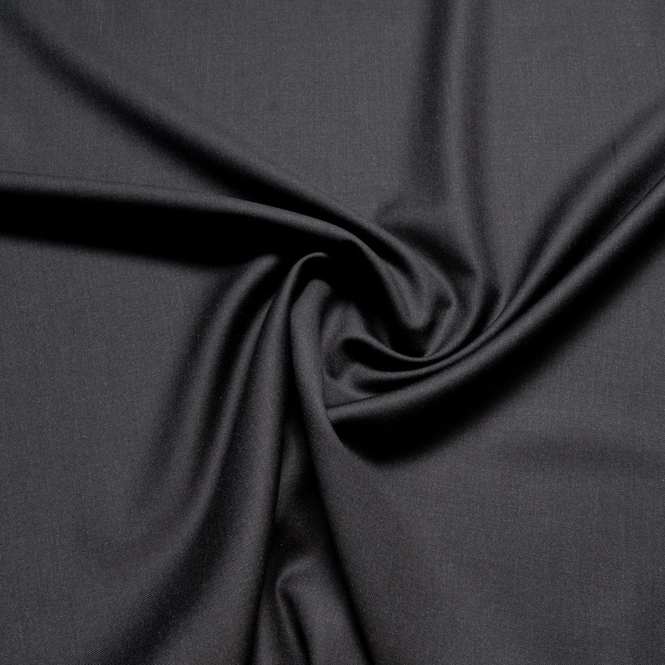 Dark Grey Superfine Pure Wool Suiting