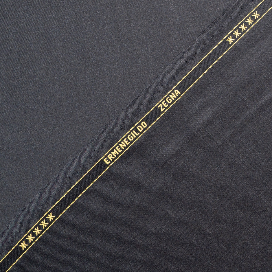 Dark Grey Superfine Pure Wool Suiting