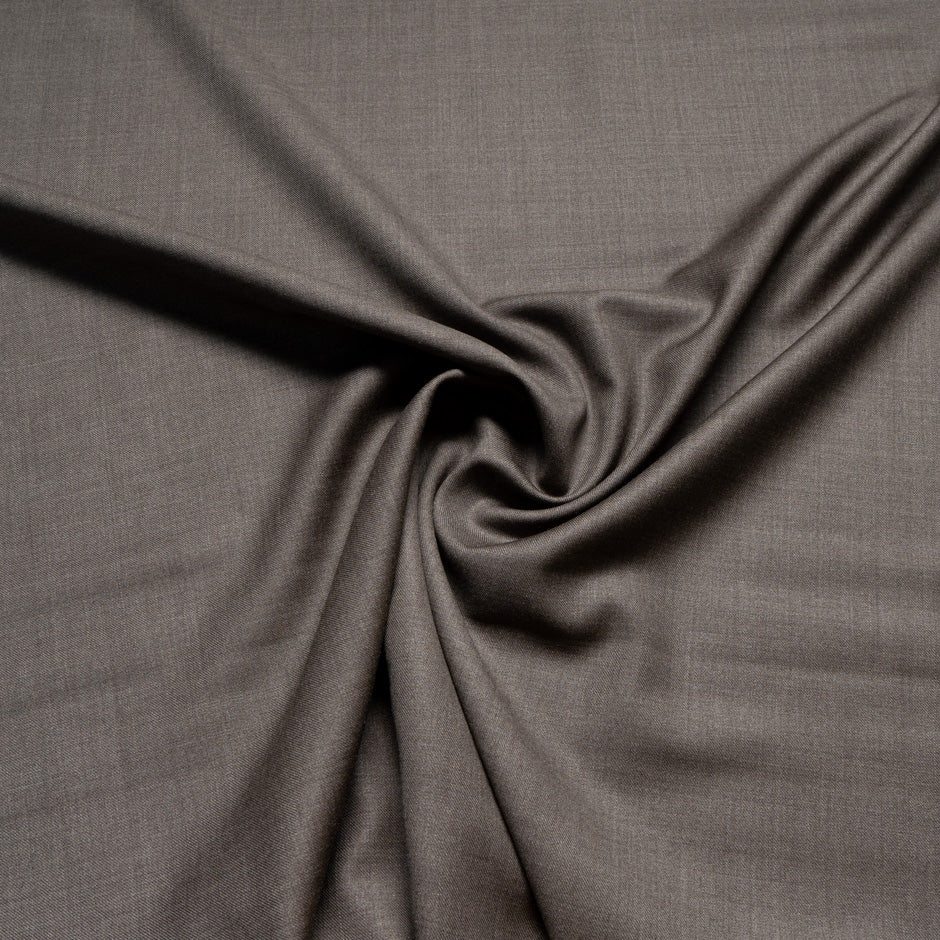 Mid Brown Superfine Pure Wool Suiting