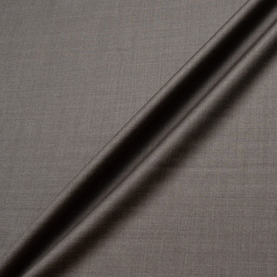 Mid Brown Superfine Pure Wool Suiting