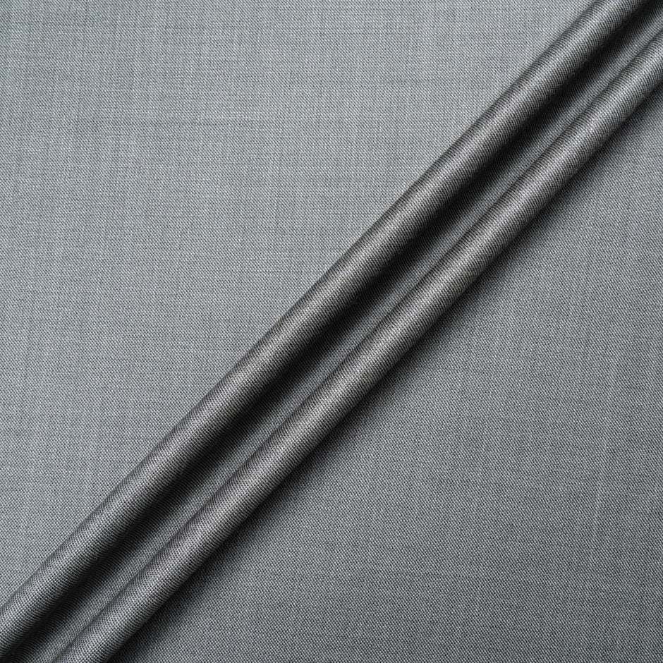 Mid Grey Superfine Pure Wool Suiting