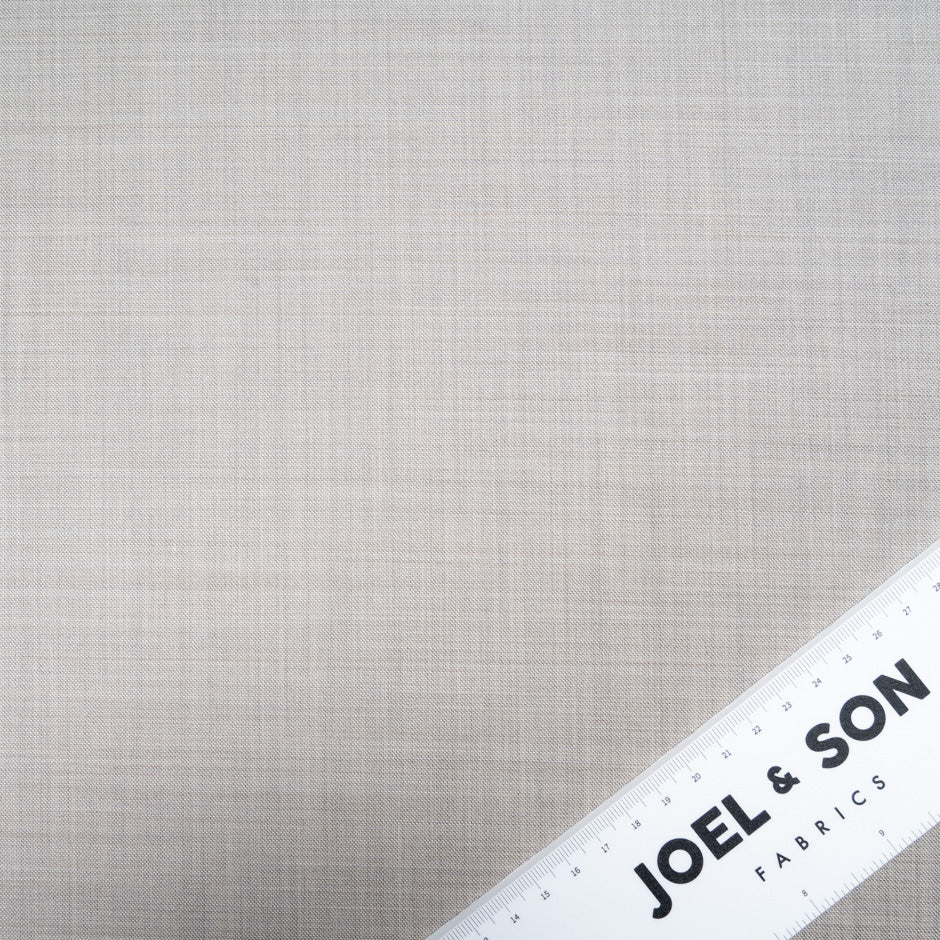 Oatmeal Superfine Pure Wool Suiting