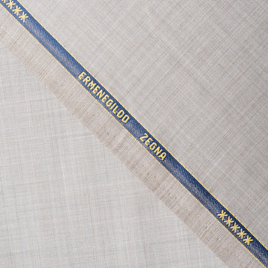 Oatmeal Superfine Pure Wool Suiting