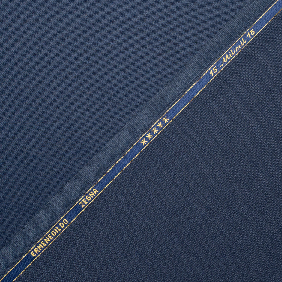 Navy Blue Superfine Pure Wool 15 MilMil
