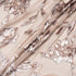 Metallic Pink Floral Silk Blend Nude Devoré Velvet