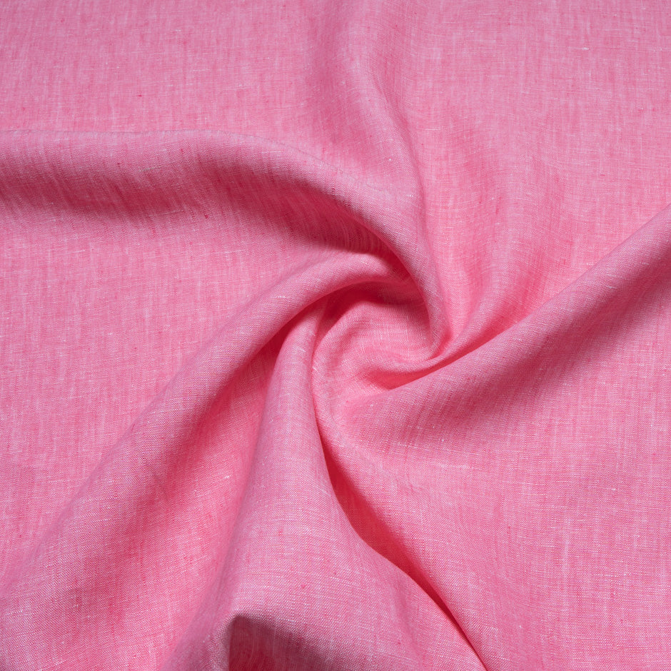 Rich Pink Handkerchief Linen