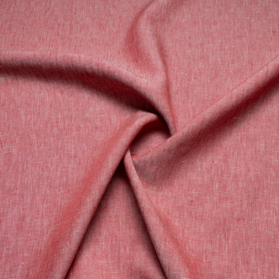 Berry Red Handkerchief Linen