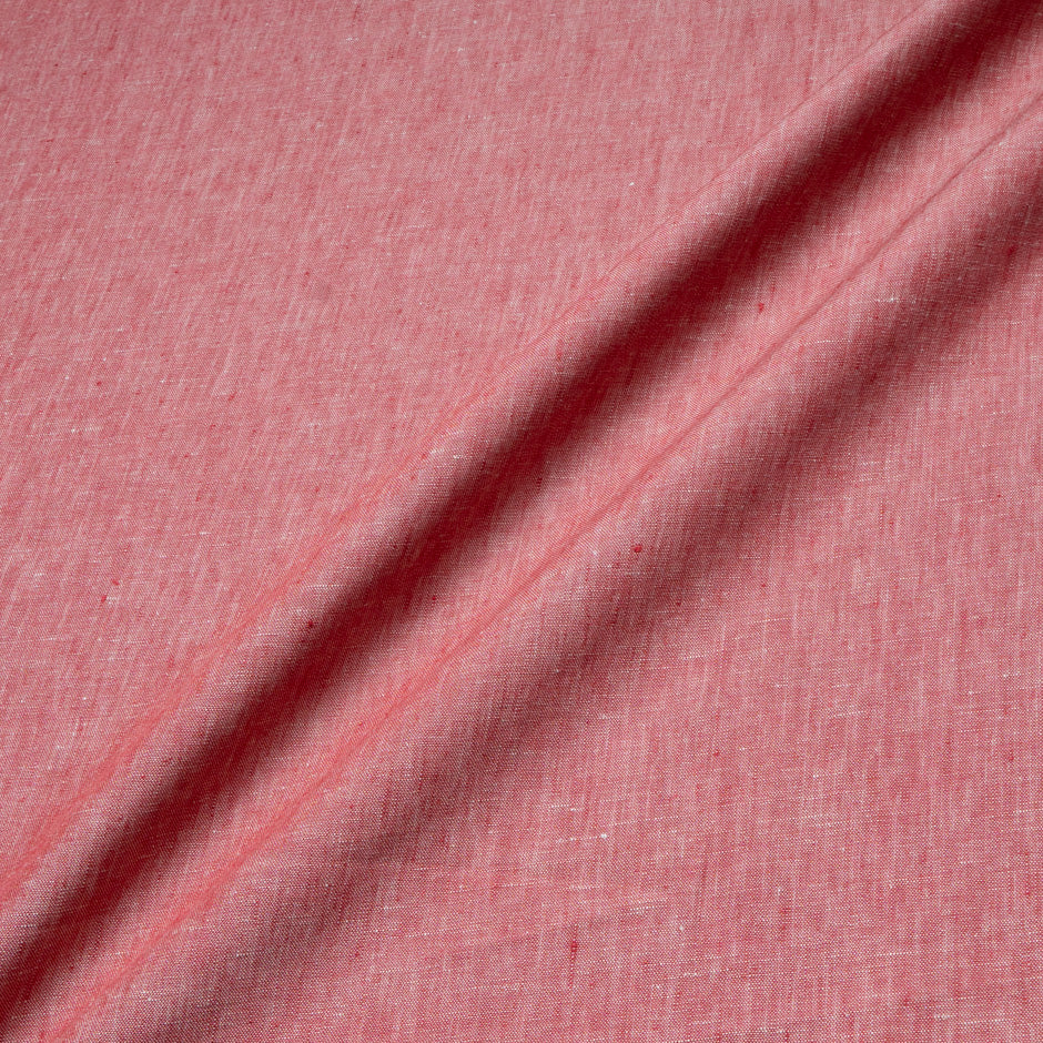 Berry Red Handkerchief Linen