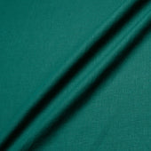 Dark Teal Green Pure Linen