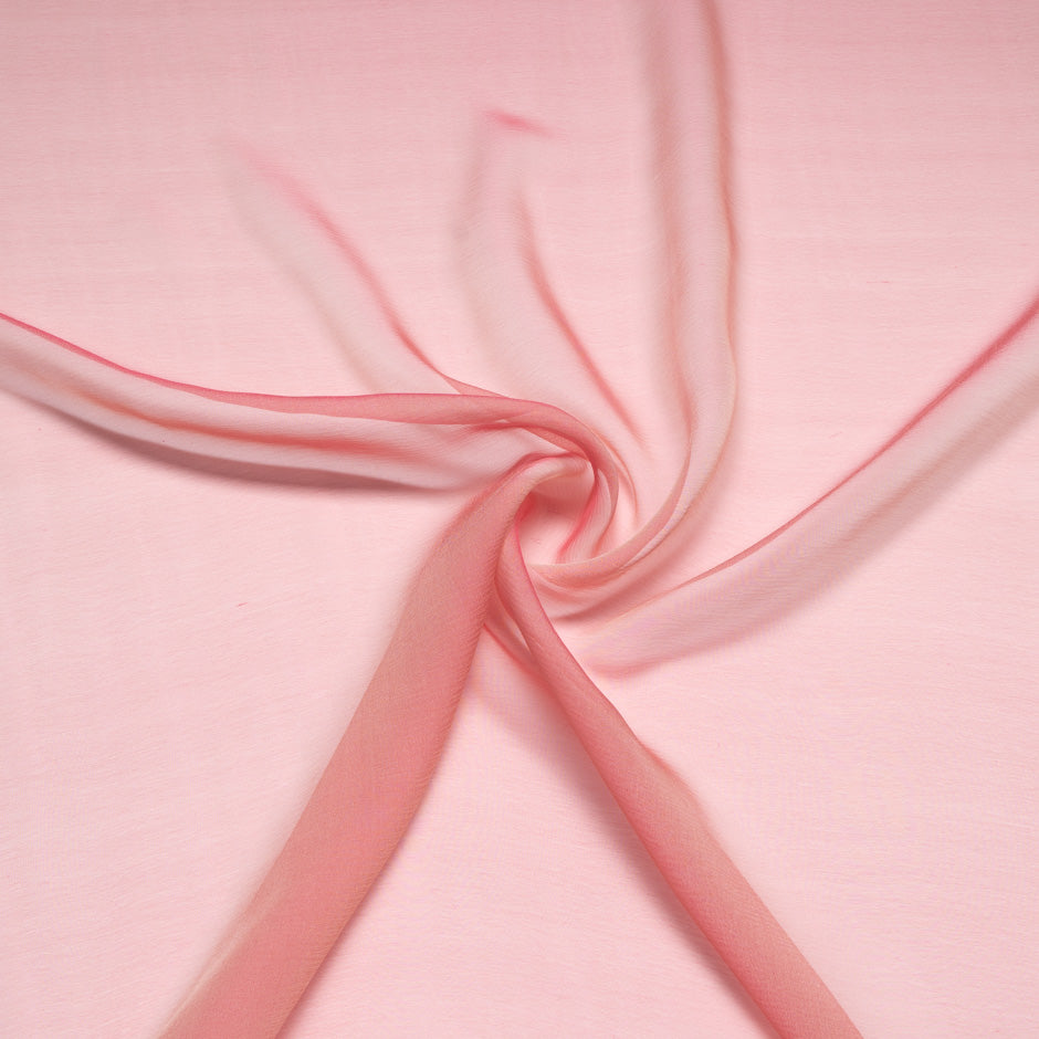 Blood Orange Shot Silk Chiffon