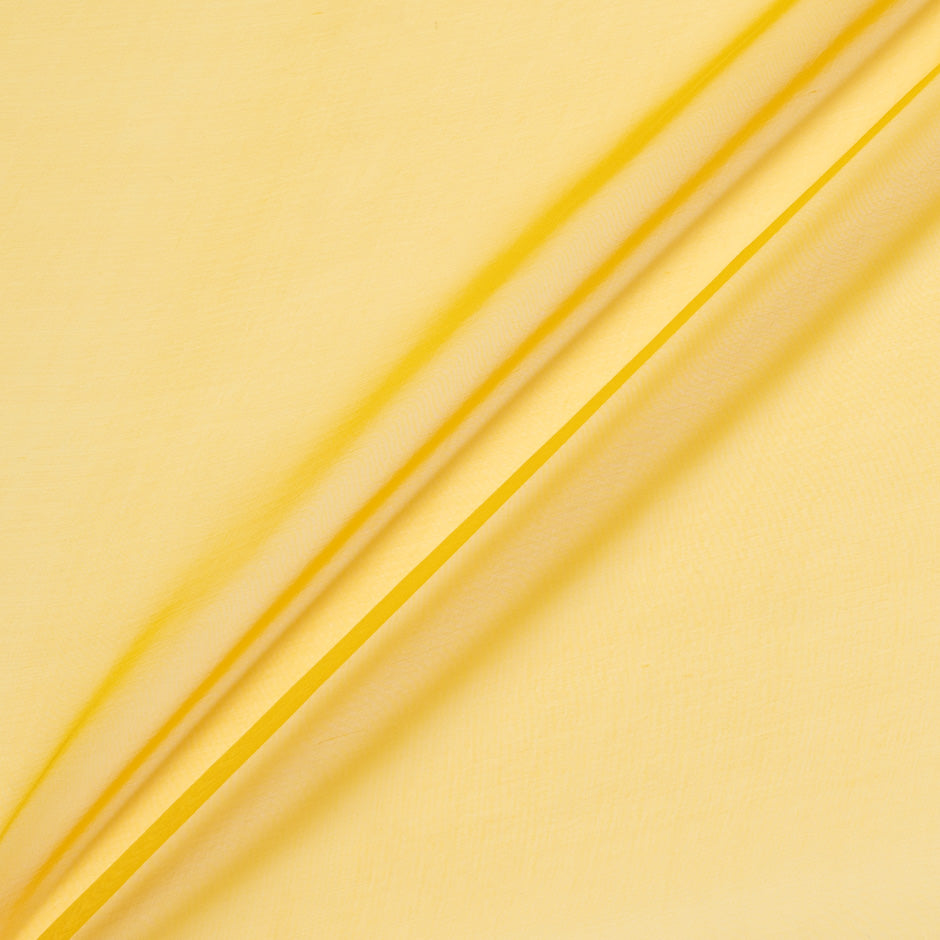 Golden Yellow Shot Silk Chiffon