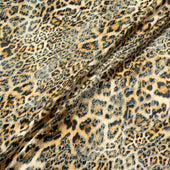 Brown & Black Animal Print Silk Blend