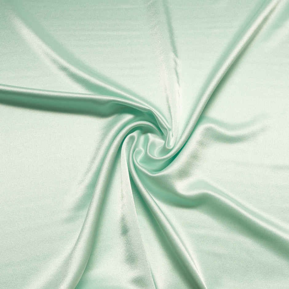 Mint Green Satin Backed Crêpe