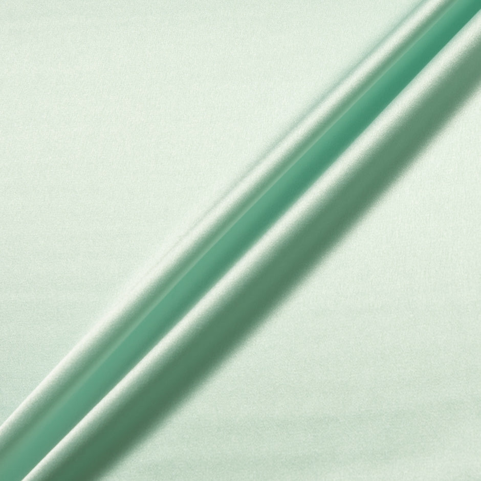 Mint Green Satin Backed Crêpe