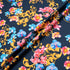 Pink & Blue Floral Printed Midnight Stretch Cotton