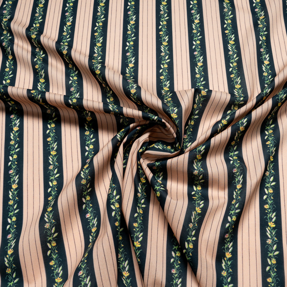Floral & Striped Printed Pure Cotton