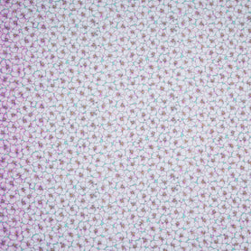 Magenta Floral Printed Silk Georgette