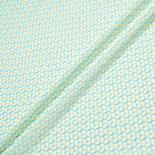 Yellow & Turquoise Floral Printed Silk Georgette