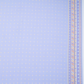 Yellow Spotted Lilac Ombré Silk Georgette
