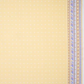 Lilac Spotted Yellow Ombré Silk Georgette