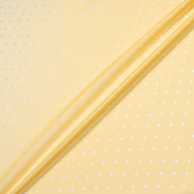 Lilac Spotted Yellow Ombré Silk Georgette