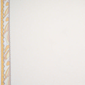 Spotted Cream & Yellow Ombré Silk Georgette