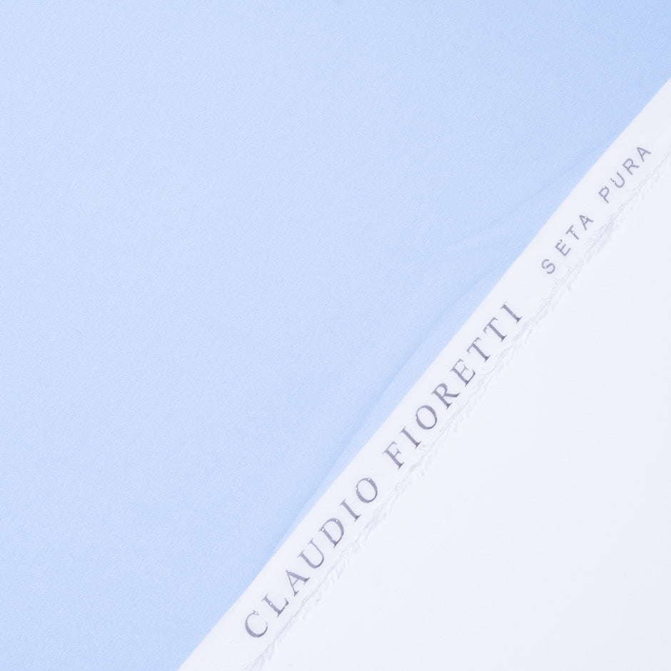 Spotted Peach & Lavender Ombré Silk Georgette