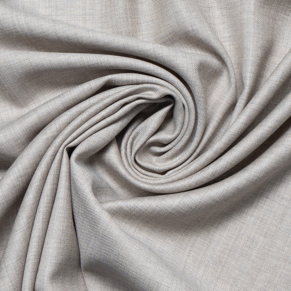 Oatmeal Woven Super 150s Pure Wool Suiting