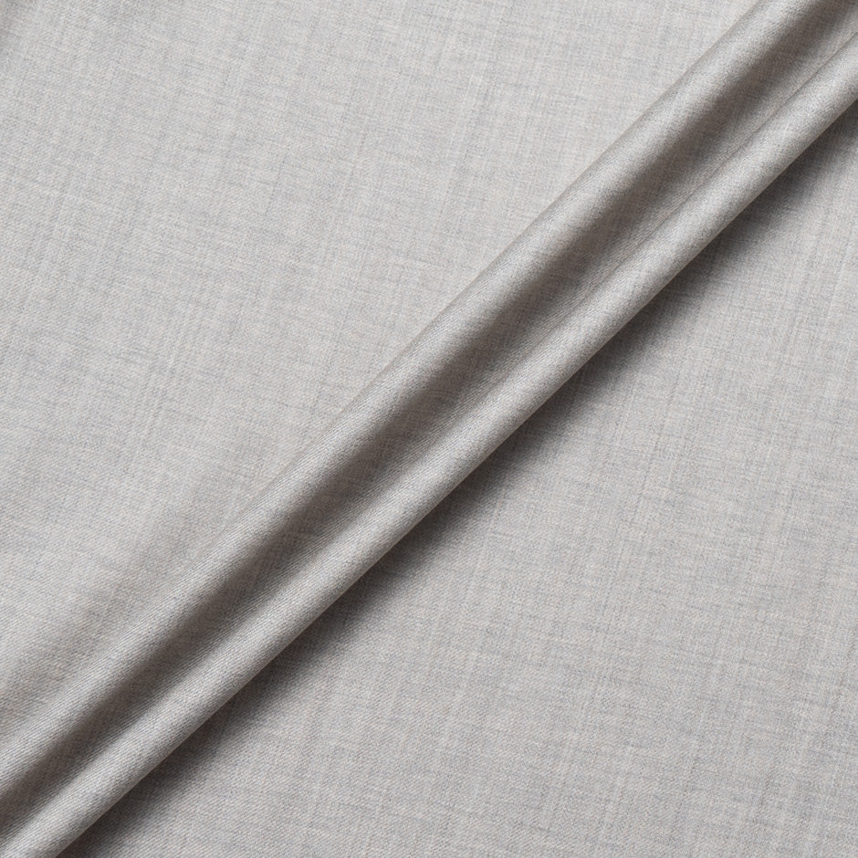 Oatmeal Woven Super 150s Pure Wool Suiting