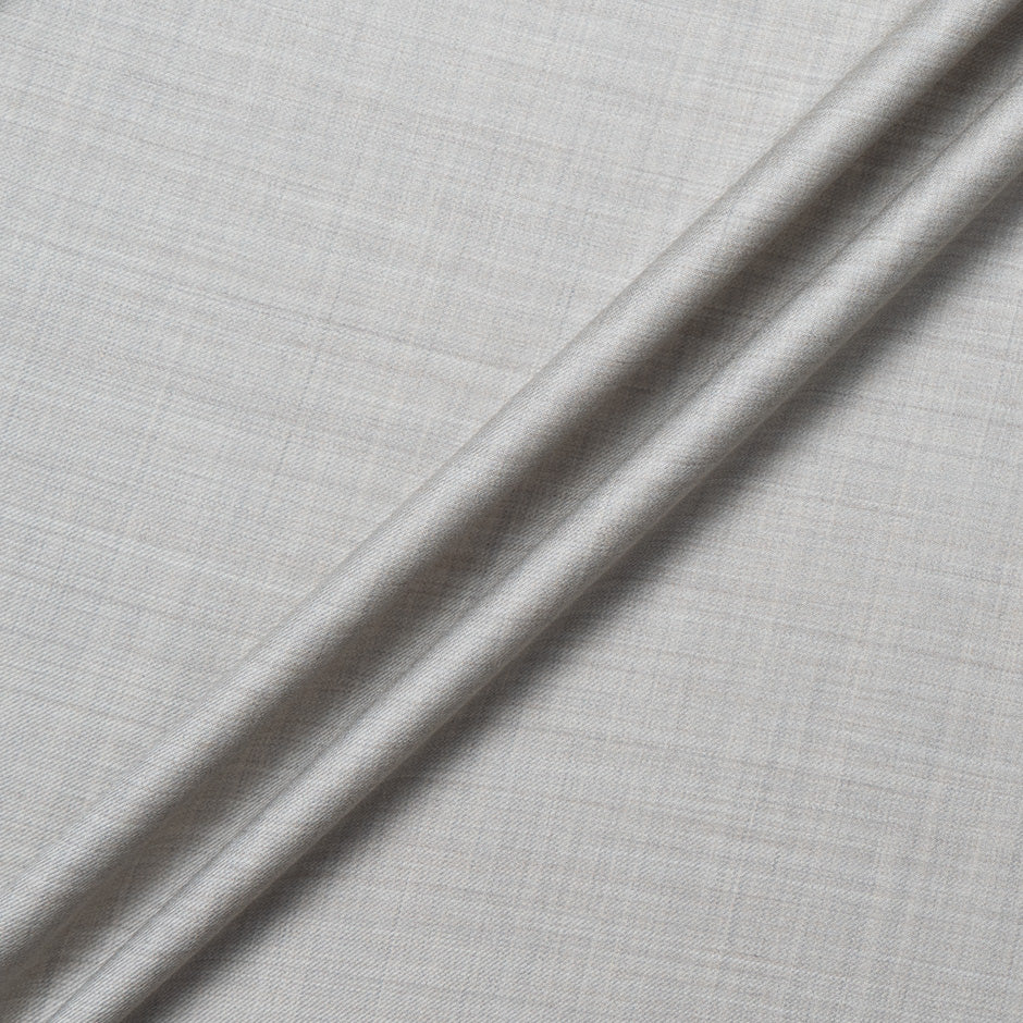 Taupe Woven Super 150s Pure Wool Suiting
