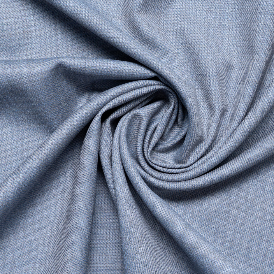 Sky Blue/Beige Super 130s Pure Wool Suiting
