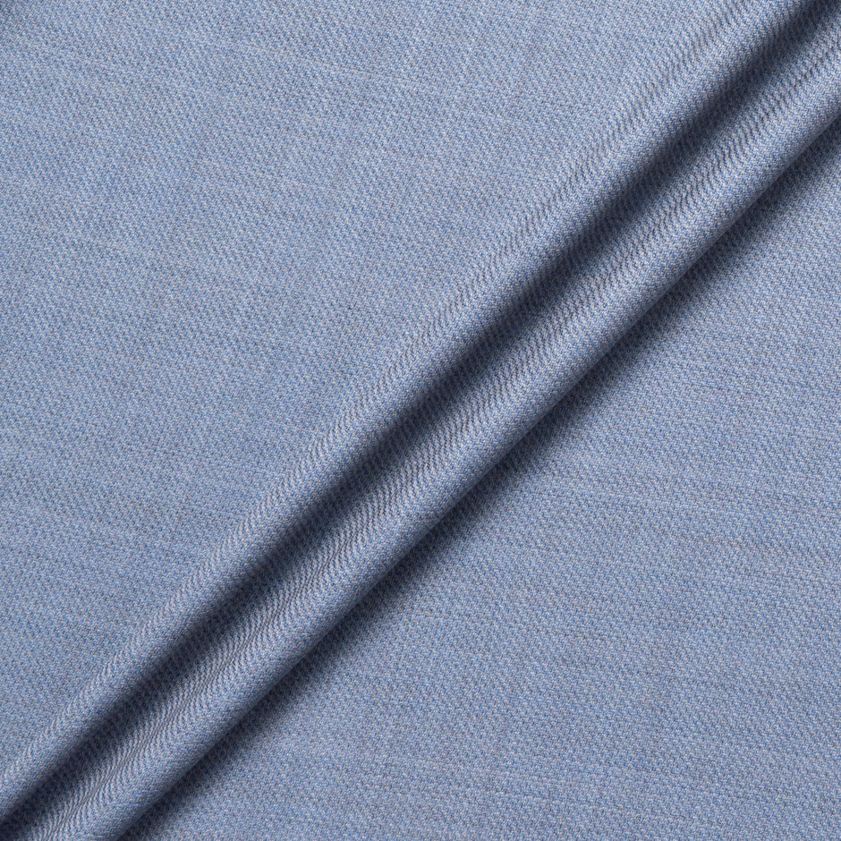 Sky Blue/Beige Super 130s Pure Wool Suiting