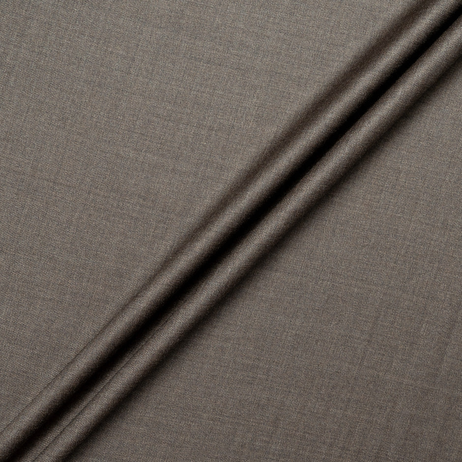 Deep Brown Woven Super 150s Pure Wool Suiting