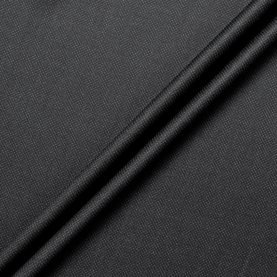 Dark Brown/Black Woven Super 120s Pure Wool Suiting