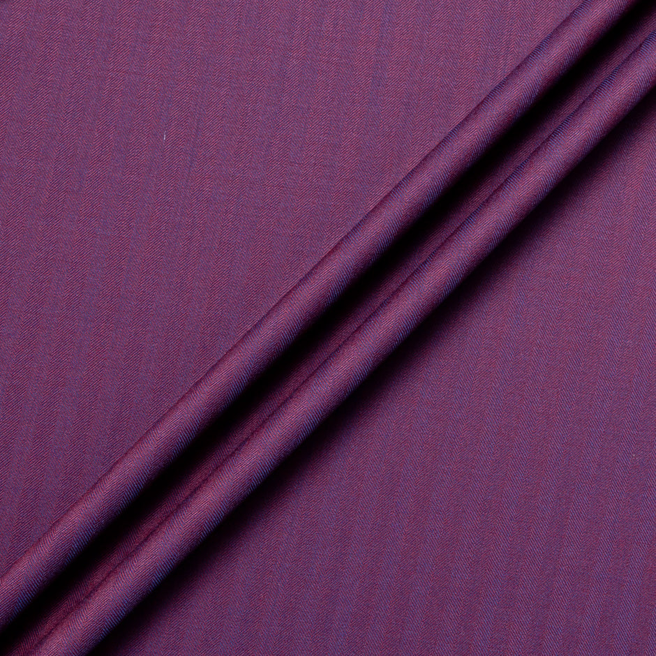 Magenta/Purple Double-Faced Super 130s Pure Wool Suiting