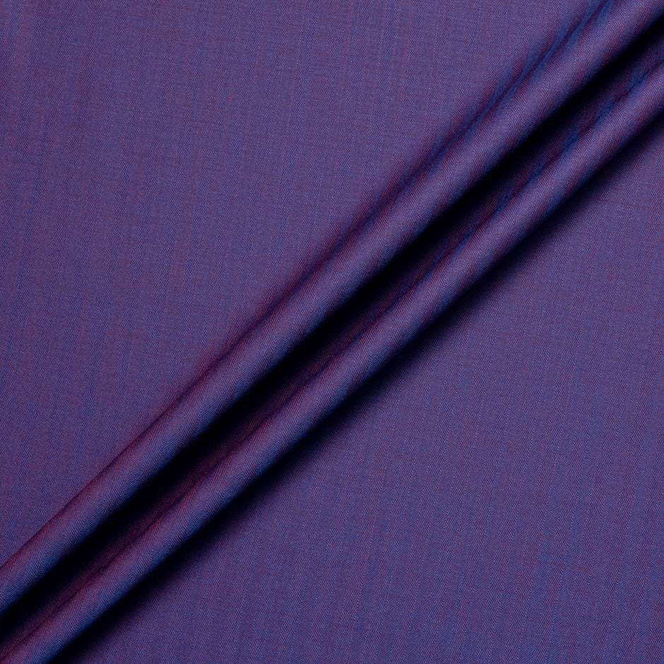 Magenta/Purple Double-Faced Super 130s Pure Wool Suiting