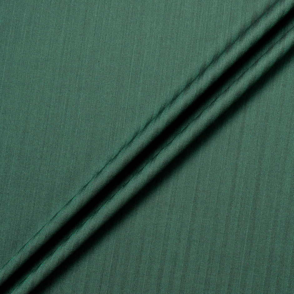 Green Double-Faced Super 130s Pure Wool Suiting