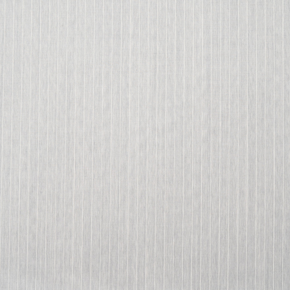 Stone Striped Super 130s Pure Wool Suiting