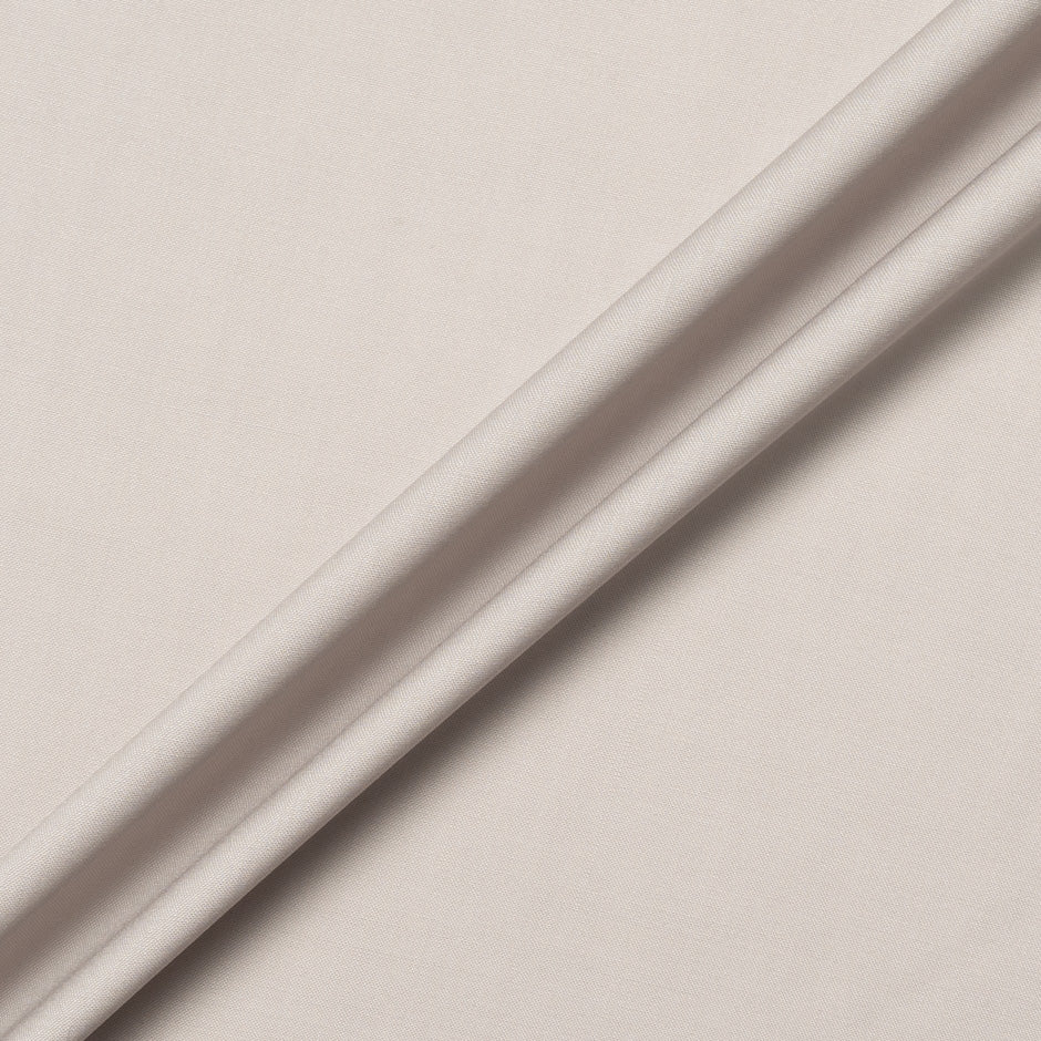 Plain Soft Taupe Super 120s Pure Wool Suiting