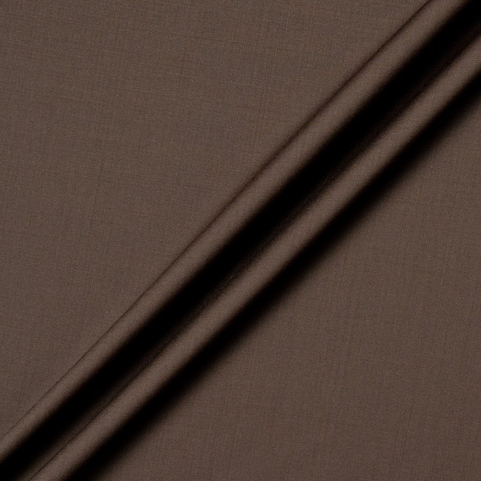 Chocolate Brown Super 120s Pure Wool Suiting