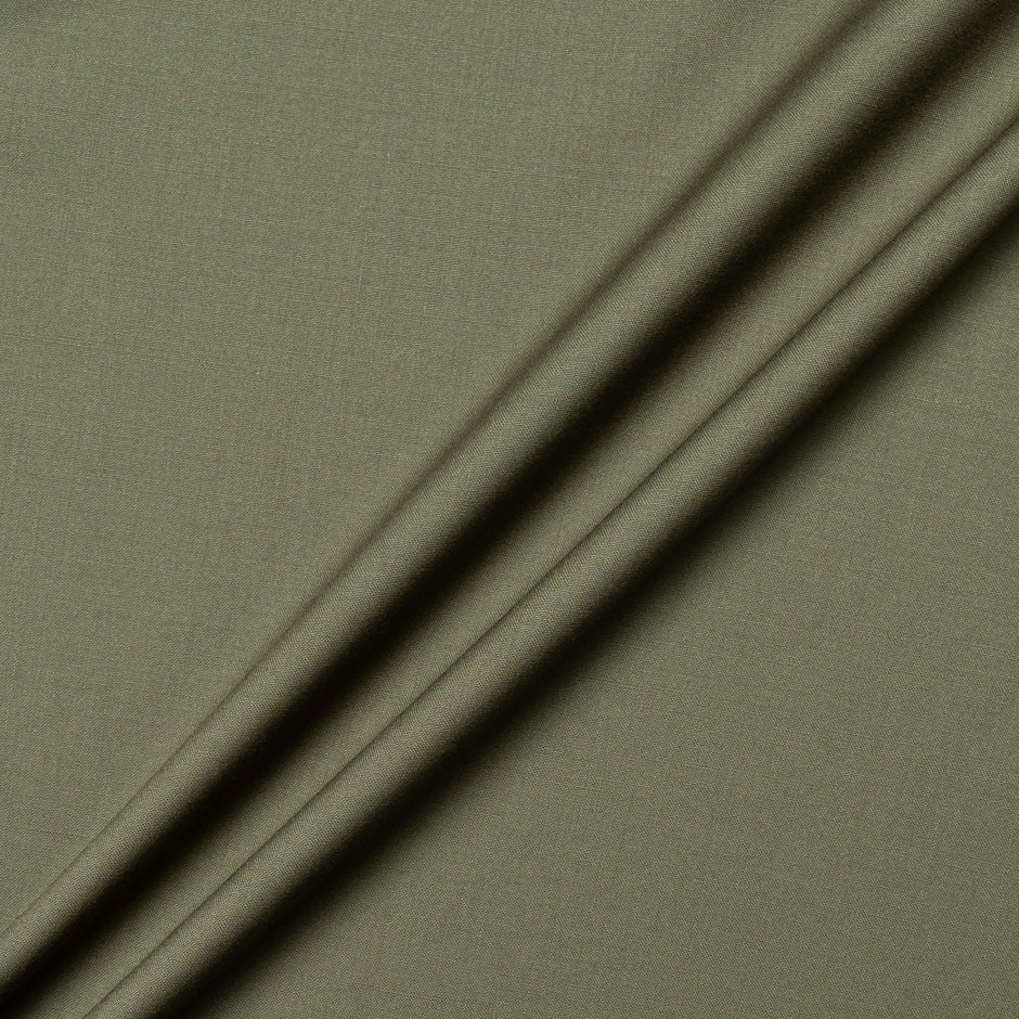 Army Green Super 120s Pure Wool Suiting
