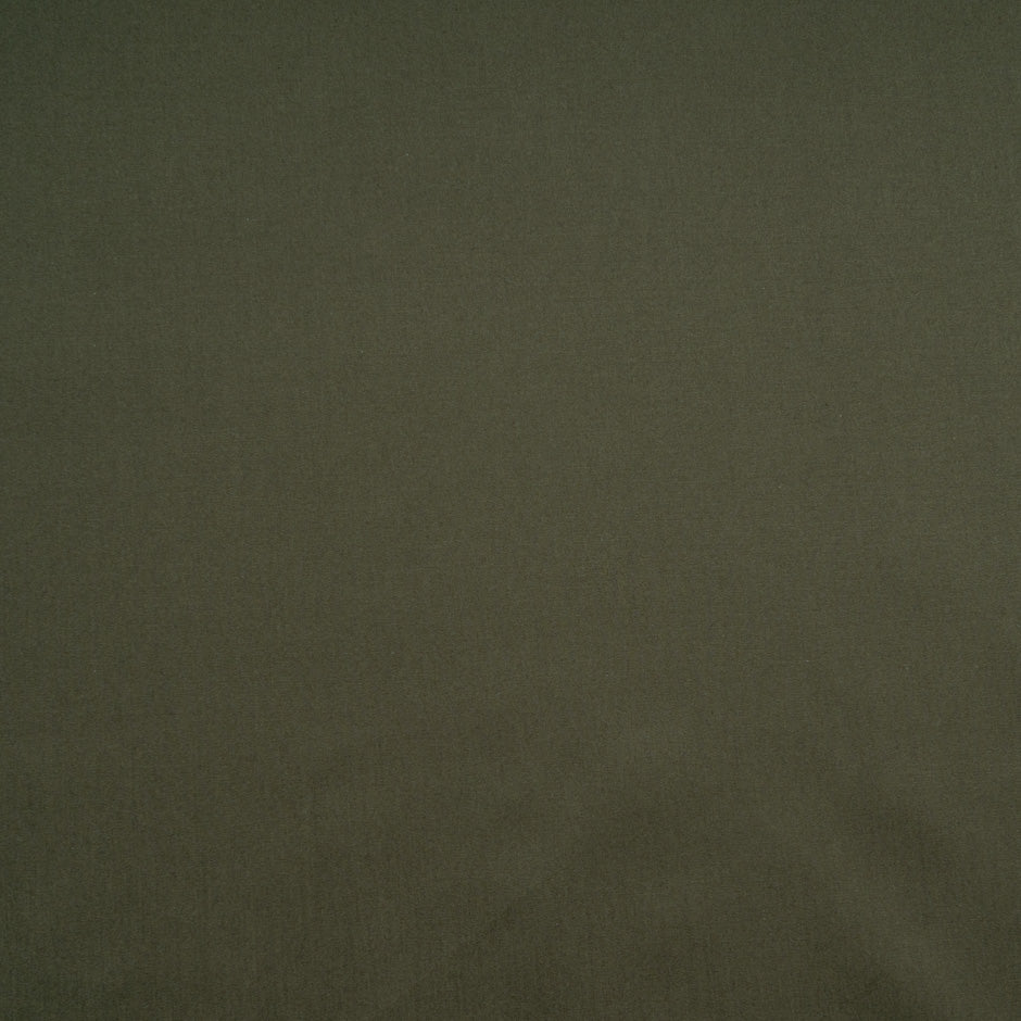 Dark Olive Green Stretch Cotton